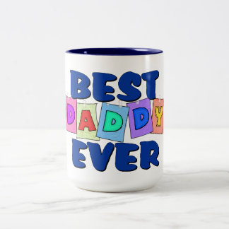 Cute Best Daddy EVER Two-Tone Coffee Mug