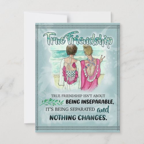 Cute Best Friend Gift Funny Friendship Day Gifts Invitation