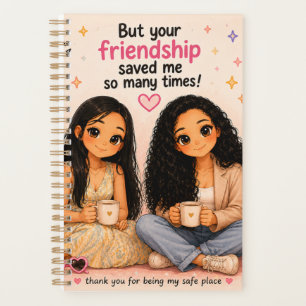 Cute Best Friend Planner   Pink Kawaii Friendship 