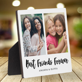 Cute Best Friends Forever Custom Name 2    Plaque