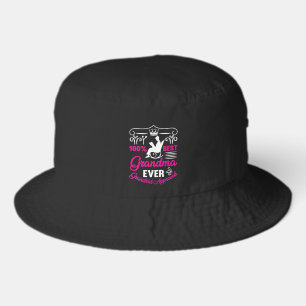 Cute best Grandma ever word art  Bucket Hat
