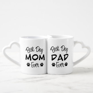 Cute Best Mom and Dad Dog Mugs
