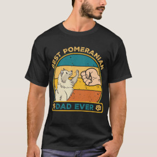 Cute Best Pomeranian Dog Dad T-Shirt
