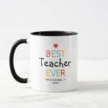 Cute Best Teacher Ever Mug Cute Best Teacher Ever Mug
