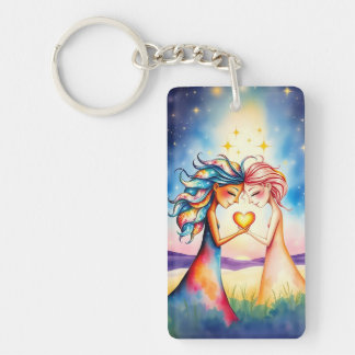 Cute Besties Gift Keychain