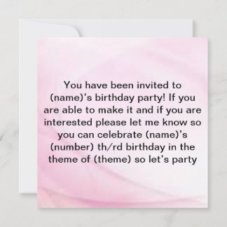 Cute bff birthday  invitation