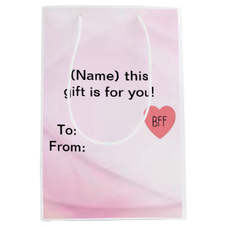 Cute bff medium gift bag