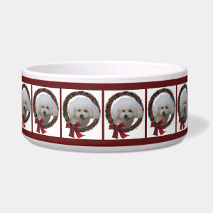 Cute Bichon Christmas  Bowl