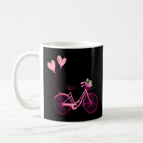 Cute Bicycle Cyclist Girls Women Cycling Sport Bic Coffee Mug