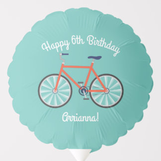 Cute Bicycle Kids Bike Birthday Party Cycling Balloon
