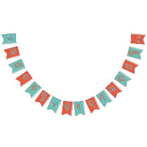 Cute Bicycle Kids Bike Birthday Party Cycling Bunting Flags