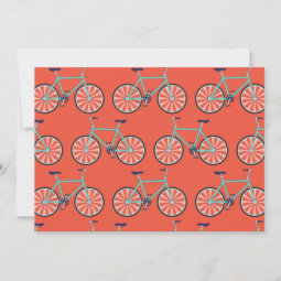 Cute Bicycle Kids Bike Birthday Party Cycling Invitation | Zazzle