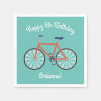 Cute Bicycle Kids Bike Birthday Party Cycling
