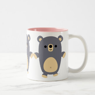Cute Big Blue Cartoon Bear Mug