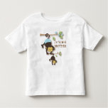 Cute Big Brother Monkey with Lil' Baby Sis Toddler T-shirt Cute Big Brother Monkey with Lil' Baby Sis Toddler T-shirt