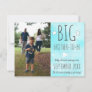 Cute big brother to be blue clouds photo pregnancy announcement