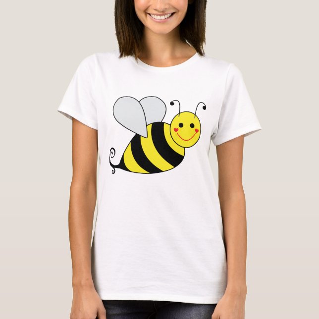 Cute Big Bumble Bee T-Shirt (Front)