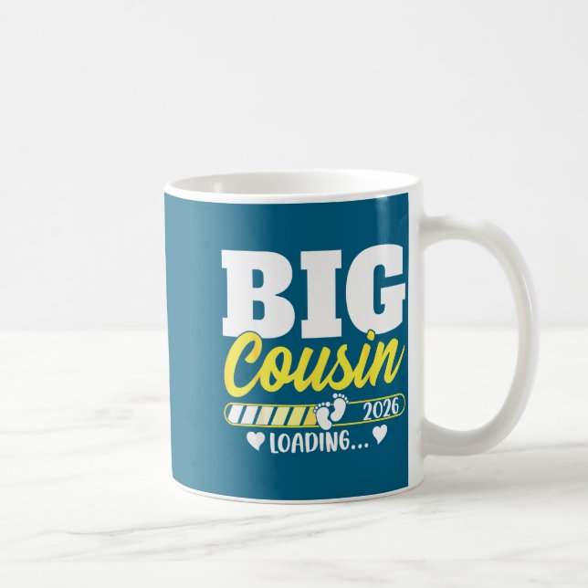Cute Big Cousin Loading 2026 Promoted To Big Cousi Coffee Mug (Right)
