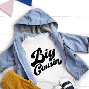 Cute Big Cousin Matching Family Baby T-Shirt