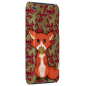 Cute Big Eyed Fox Eating A Cookie iPod Touch Case-Mate Case (Back/Right)