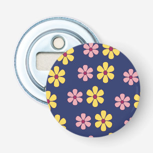 Cute big flowers pattern bottle opener