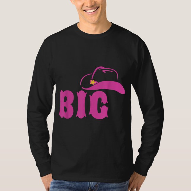 Cute Big Funny Family Matching Gbig Big Little Sor T-Shirt (Front)