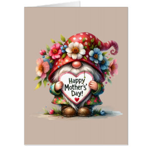 Cute big Happy Mother's Day add message Card