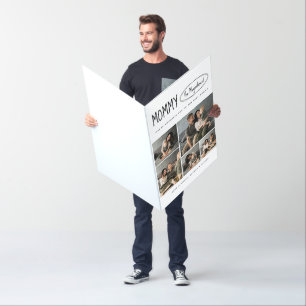 Cute Big Large Huge Giant Mothers Day Photo Card