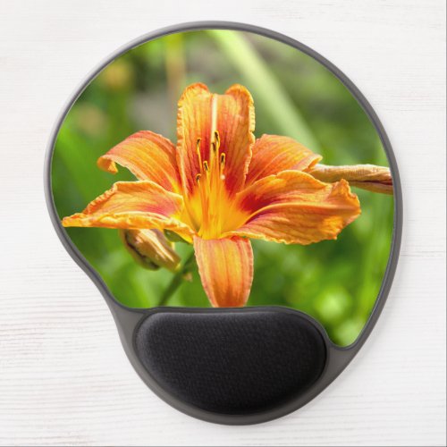 Cute big Lily flower photo Gel Mouse Pad