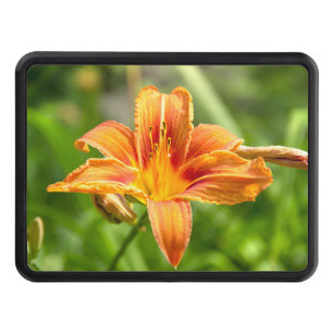 Cute big Lily flower photo Hitch Cover