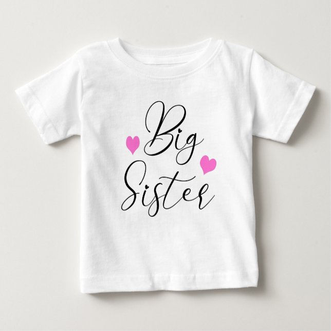 Cute Big Sister       Baby T-Shirt (Front)