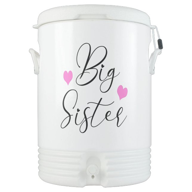 Cute Big Sister        Beverage Cooler (Front)