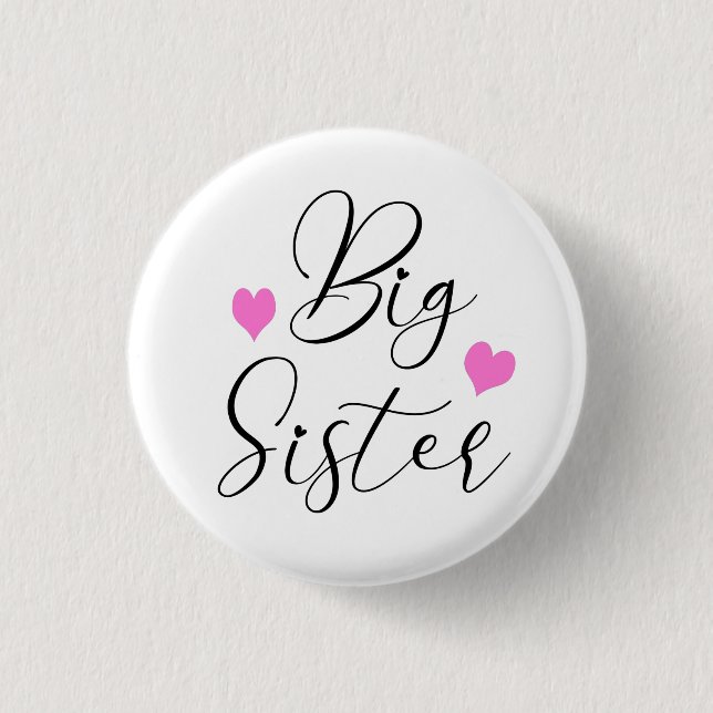 Cute Big Sister        Button (Front)