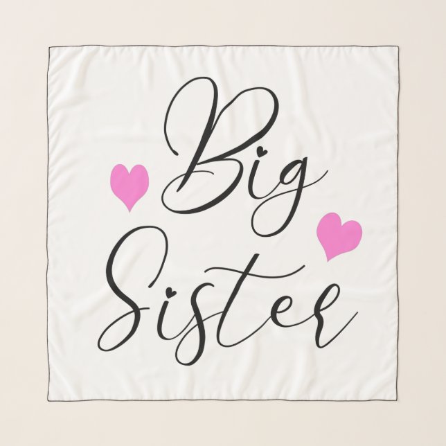 Cute Big Sister        Scarf (Front)