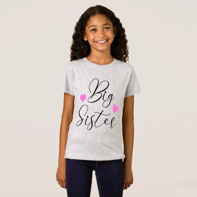 Cute Big Sister  T-Shirt (Front Full)