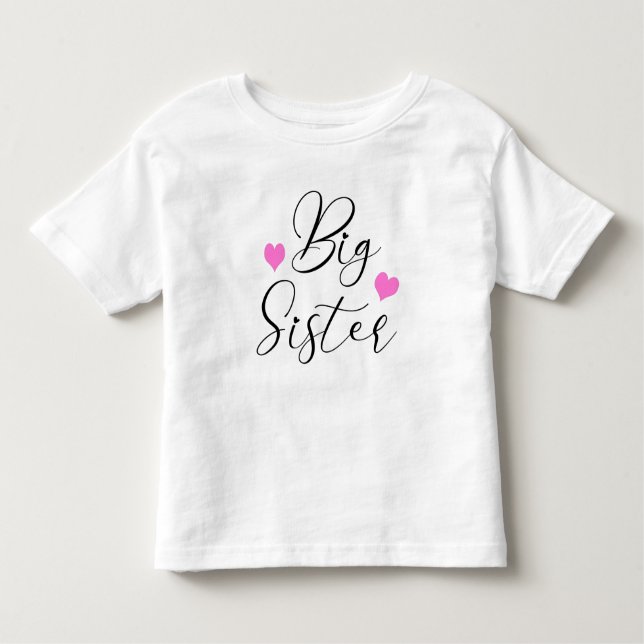 Cute Big Sister       Toddler T-shirt (Front)