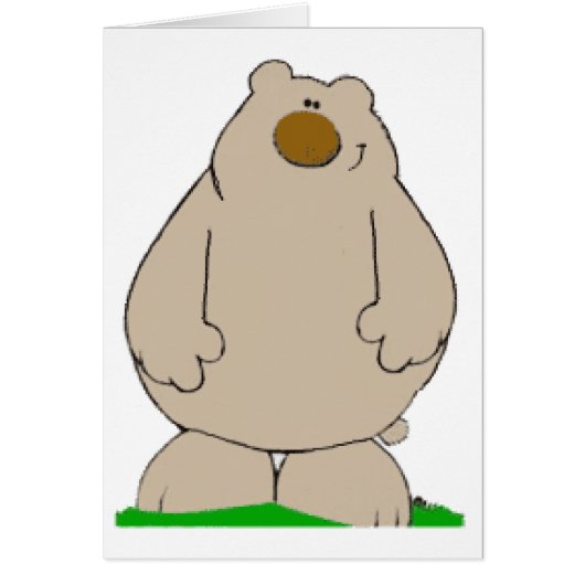 Cute Big Teddy Cards (Front)
