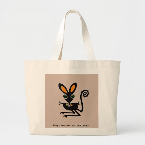 Cute BILBY _ Conservation _ Ecology _ Nature Large Tote Bag