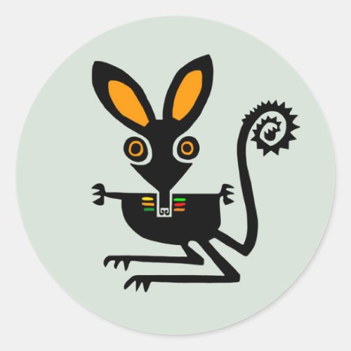 Cute BILBY _ Wildlife warrior _ Nature _ Ecology Classic Round Sticker