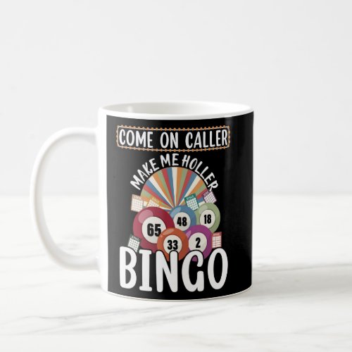 Cute Bingo Design For Men Women Casino Game Bingo  Coffee Mug