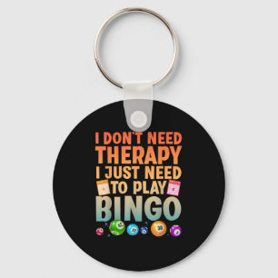 Cute Bingo Novelty For Men Women Bingo Lover Bingo Keychain