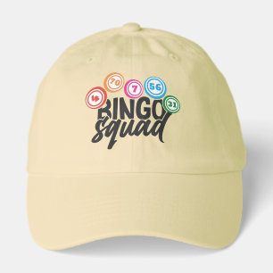 Cute Bingo squad word art  Hat