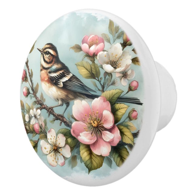 Cute bird animal lovers  ceramic knob (Right)
