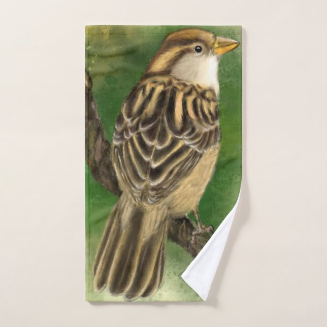 Cute Bird Bath Towel Set (Hand Towel)