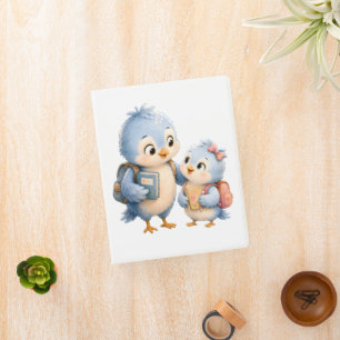 Cute Bird Brother Mini Binder