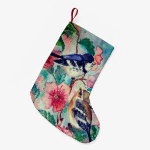 Cute Bird Christmas Stocking