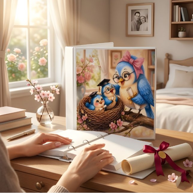 Cute Bird Graduation Binder (Creator Uploaded)