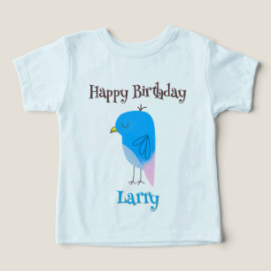 Cute Bird Happy Birthday Gift-Boy  Toddler T-shirt