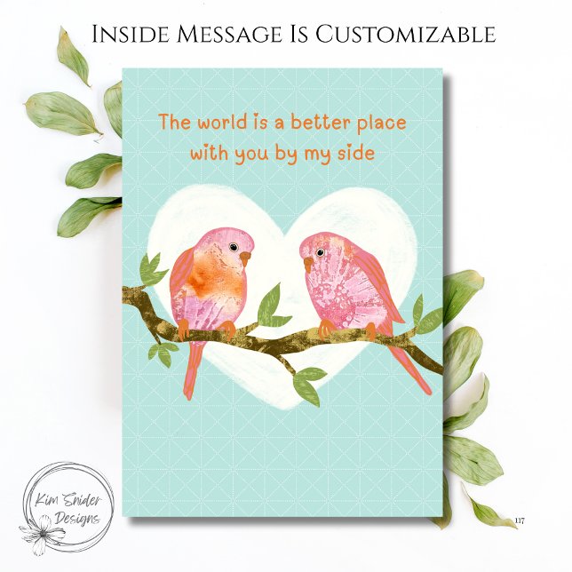 Cute Bird Love Valentine’s Day  Card (Creator Uploaded)