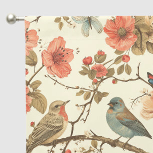 Cute bird lovers tiled pattern  blackout curtains